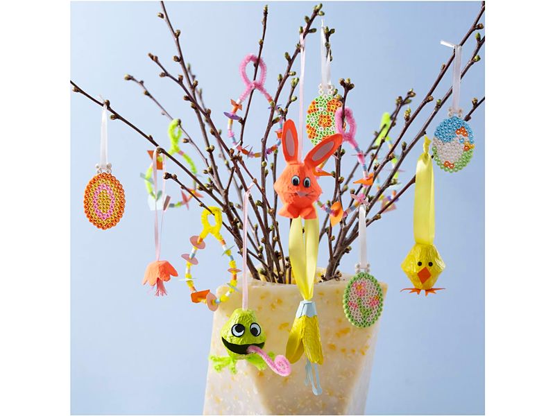 Creativ Company Bastelset Frühling 1 Stück, Mehrfarbig Mini Kreativ-Set