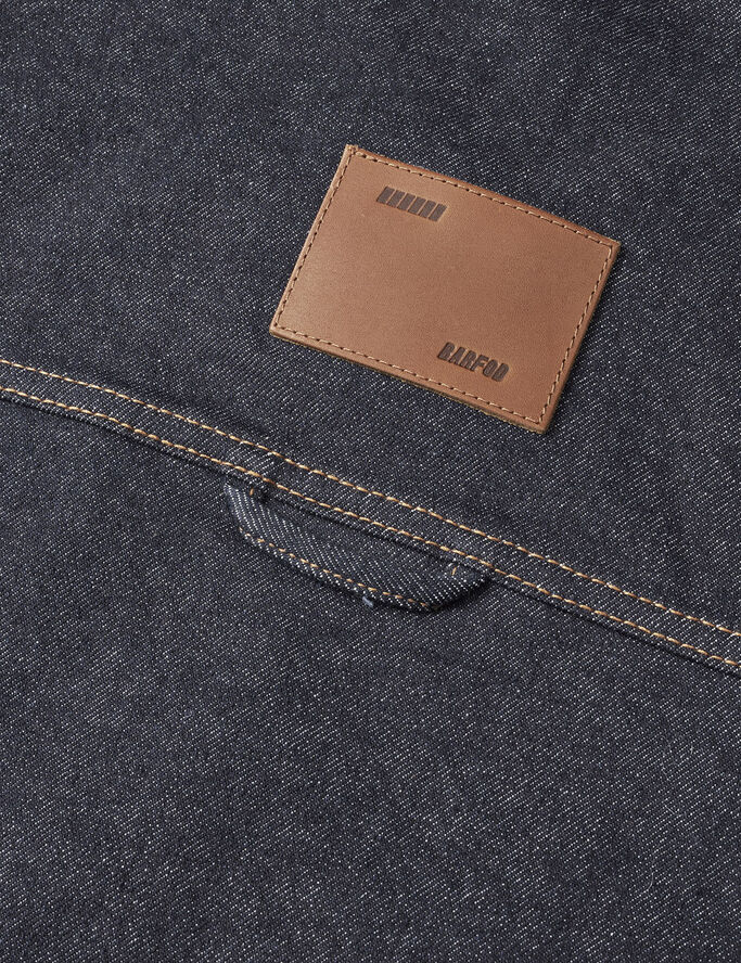 Barfod Teachers'' 50/50 Denim Jacket (MB 50/50 Trucker Jacket) Raw/brown
