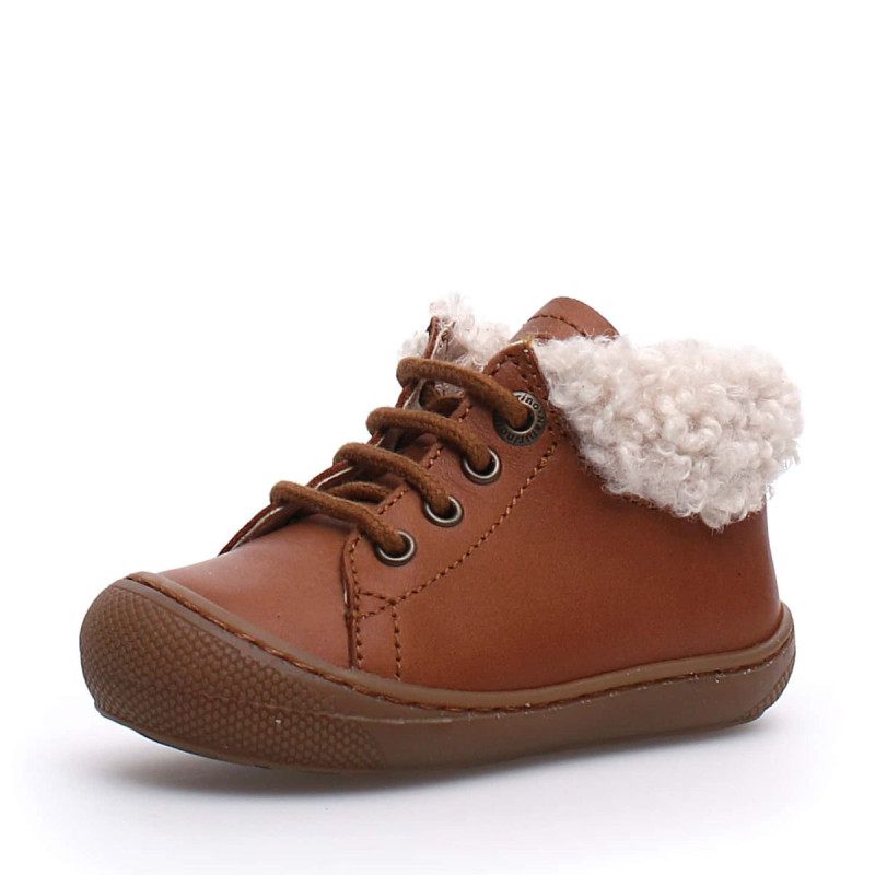 Naturino Naturino Cocoon Supersouple Coco Two Fourré Cognac