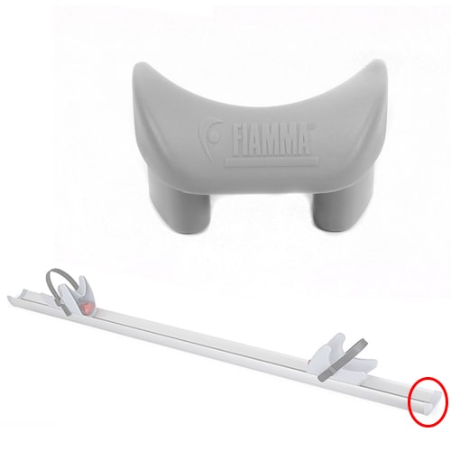 Embout de Rail PREMIUM FIAMMA Gris