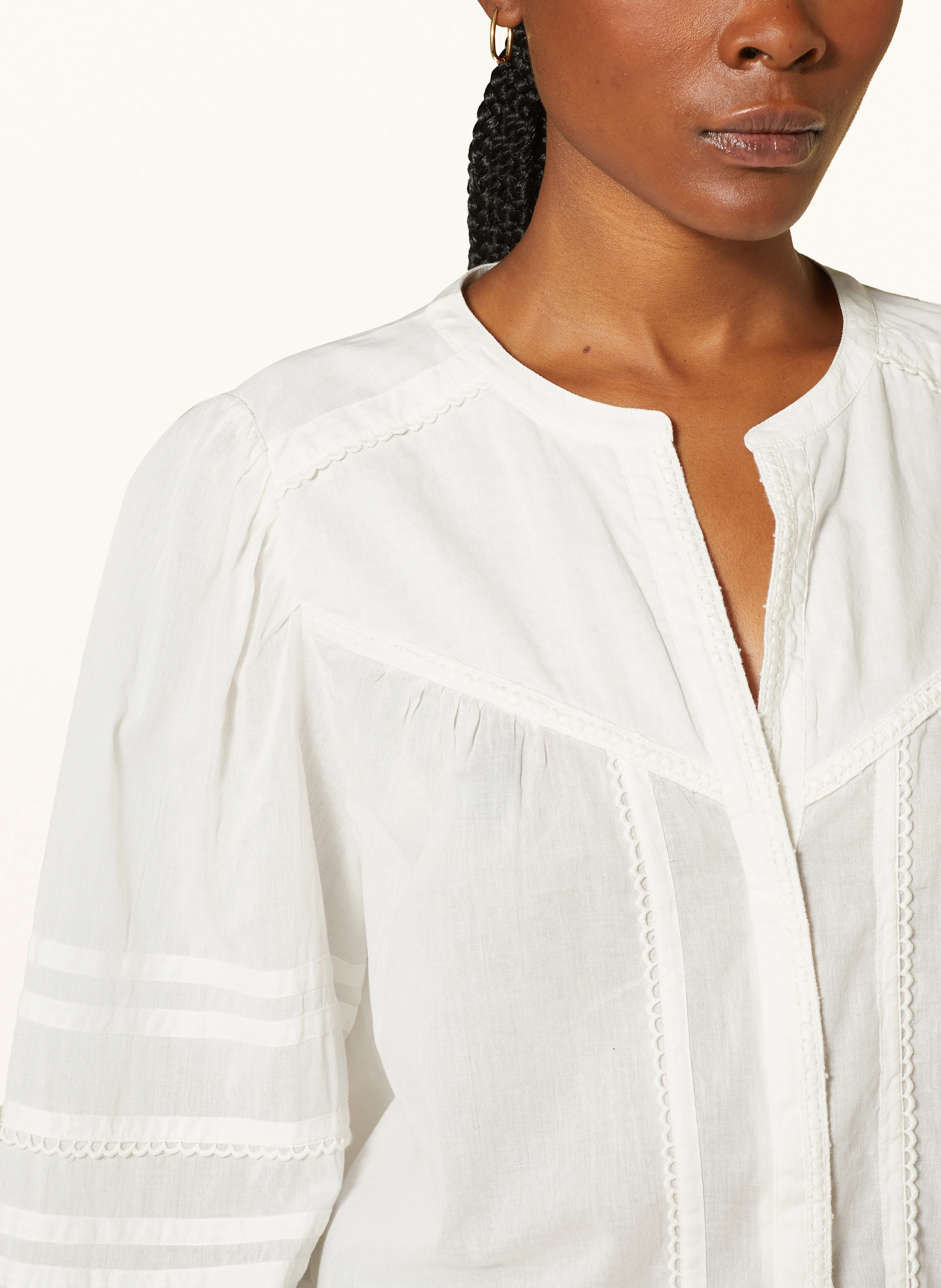 ba&sh Bluse YILLA mit Lochspitze