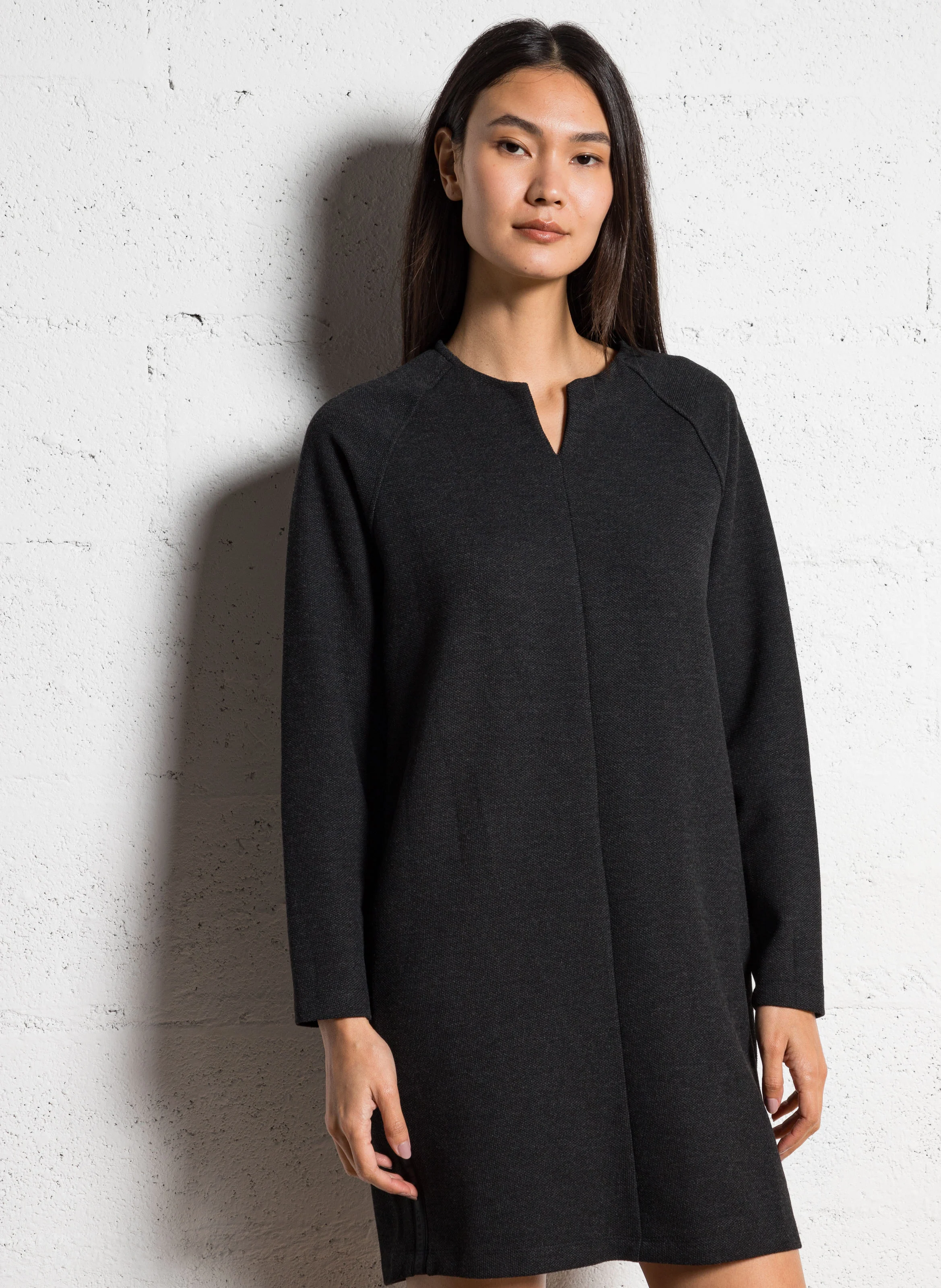 Robe courte ample| Gris