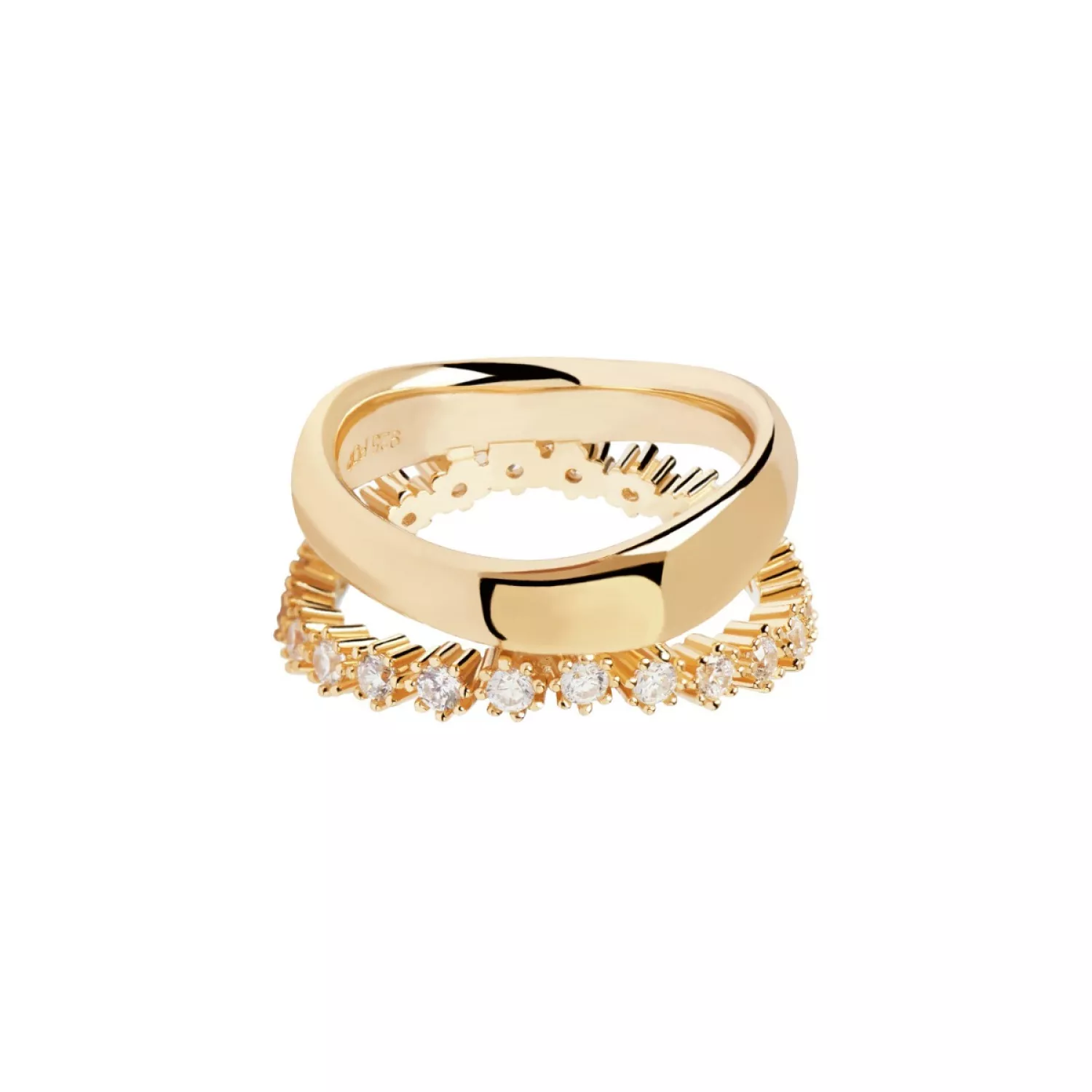 PDPAOLA Motion Ring 18 kt. Forgyldt Sølv AN01-463