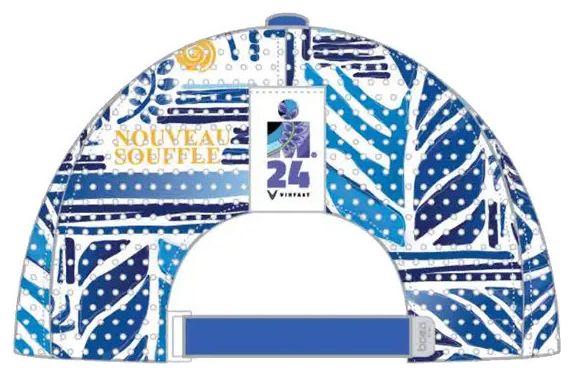 Casquette Ironman World Championship Nice 2024 Event Running Trucker Blanc/Bleu