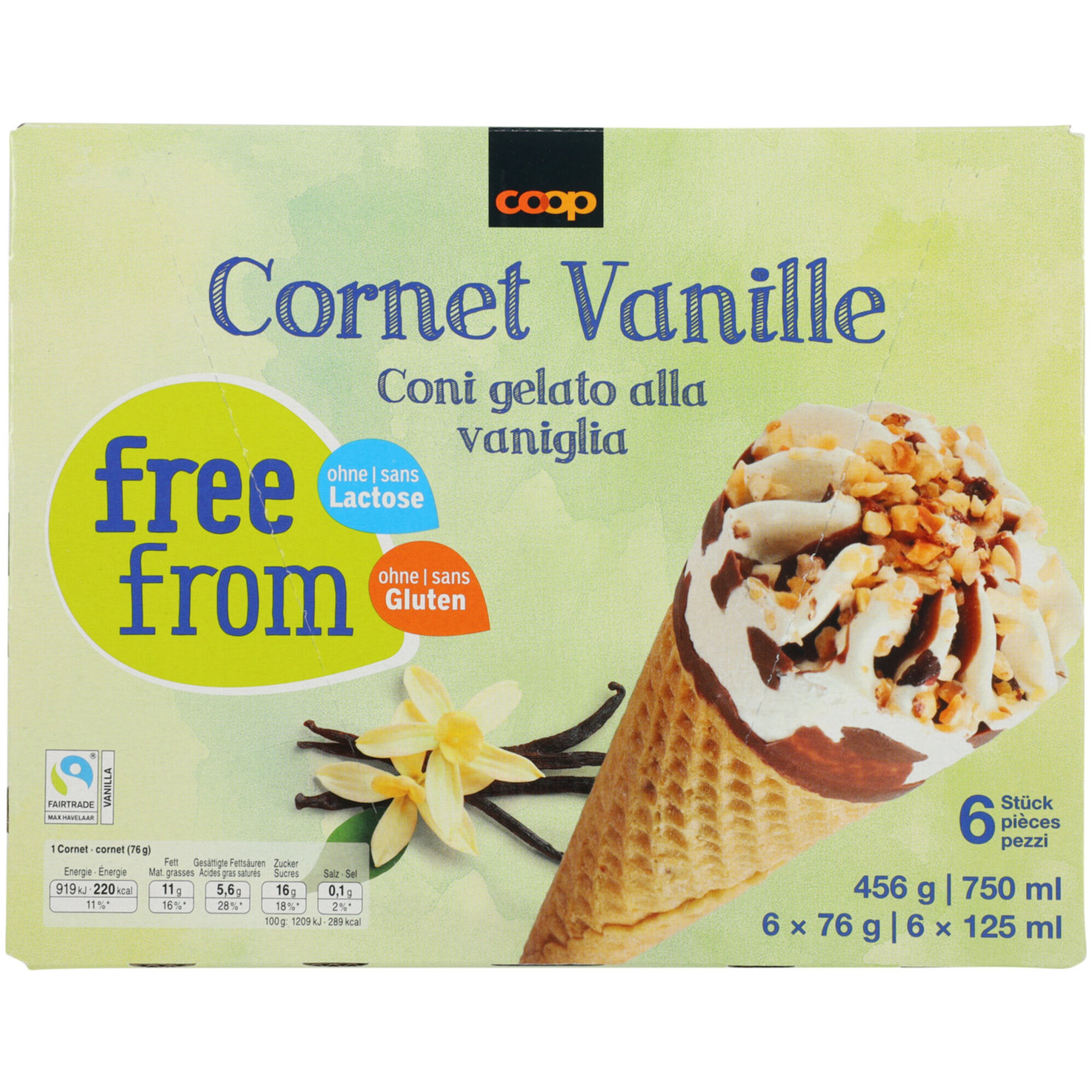 Free From Cornet Vanille