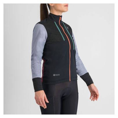 Veste Manches Longues Femme Sportful Supergiara Noir/Violet