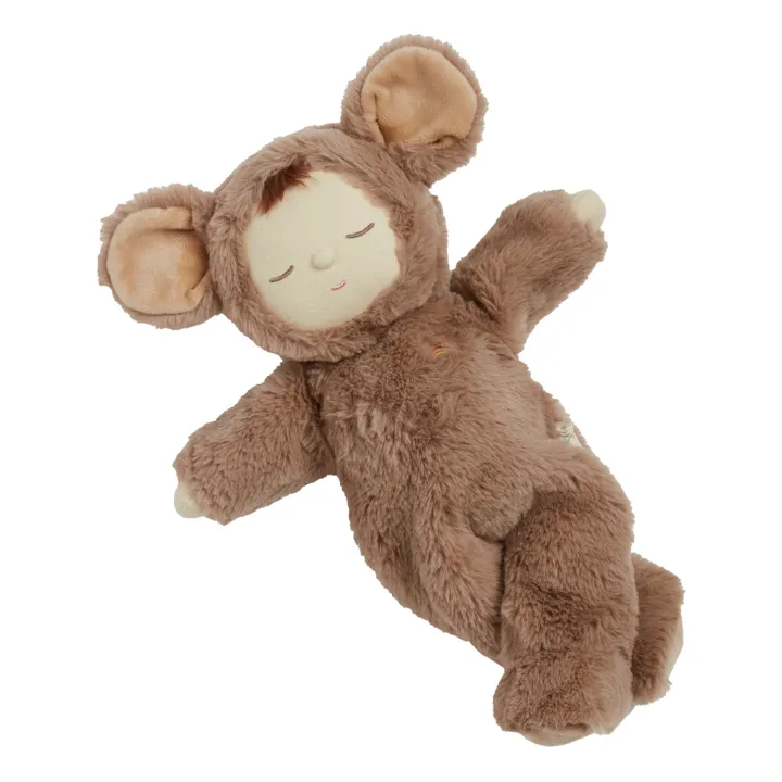 Olli Ella Doudou Cozy Dinkums Souris | Marron