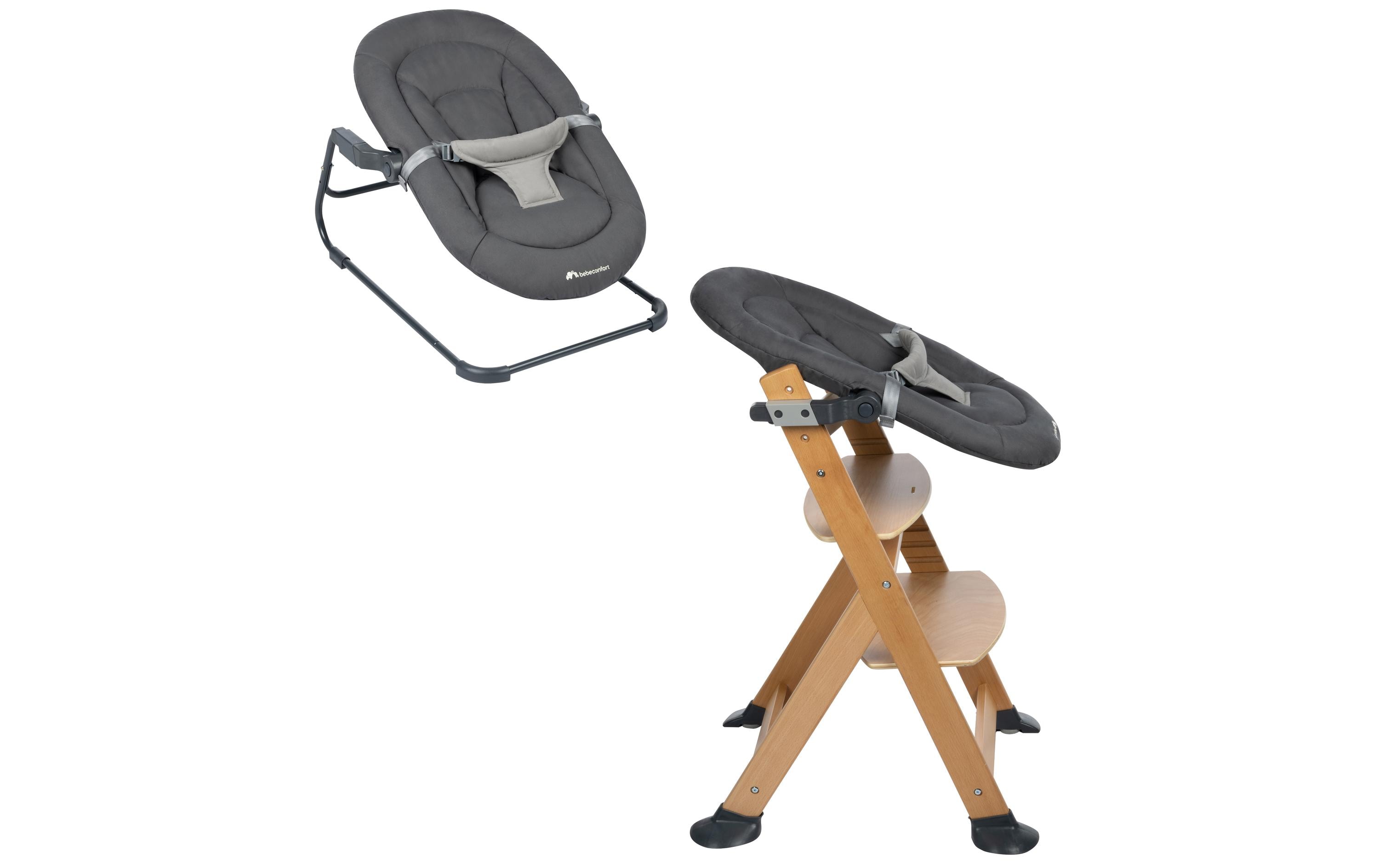 Hochstuhlaufsatz Timba Baby Tinted Graphite2-in-1-Babywippe Timba Baby