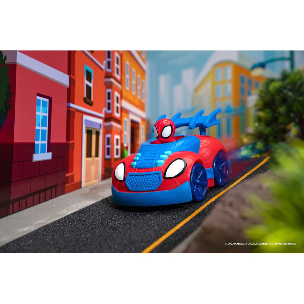 Marvels Spidey und seine fantastischen Freunde Web Strike 2 in 1 Fahrzeug