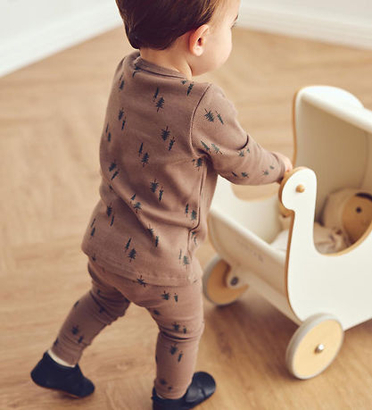 Müsli Leggings - Rib - Kiefer - Schatten/Balance Green/Bark