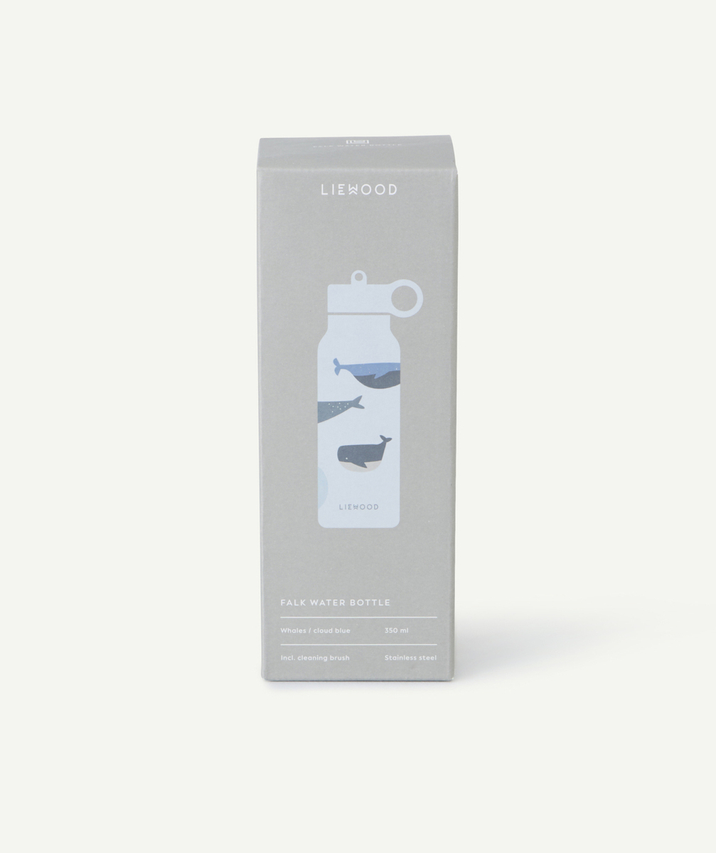 LIEWOODGOURDE EN ACIER 350ML AVEC IMPRIMÉ BALEINE