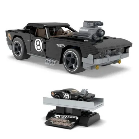 Mattel Mega Construx Hot Wheels Rodger Dodger-Bauset, Bauspielzeuge für Kinder