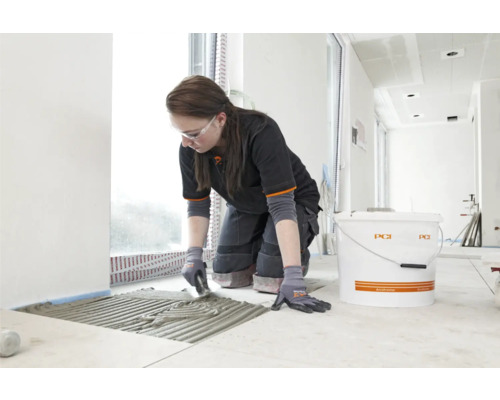 PCI Carrament® middelbed- en zetmortel voor natuursteenbekleding grijs C2FE 25 kg