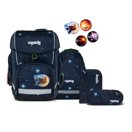 ergobag CUBO Schulrucksack-SetKoBärnikus, 5-teilig