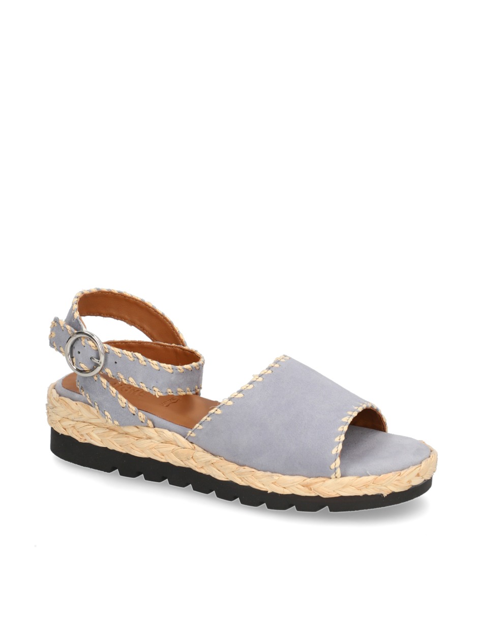 Veloursleder Sandale