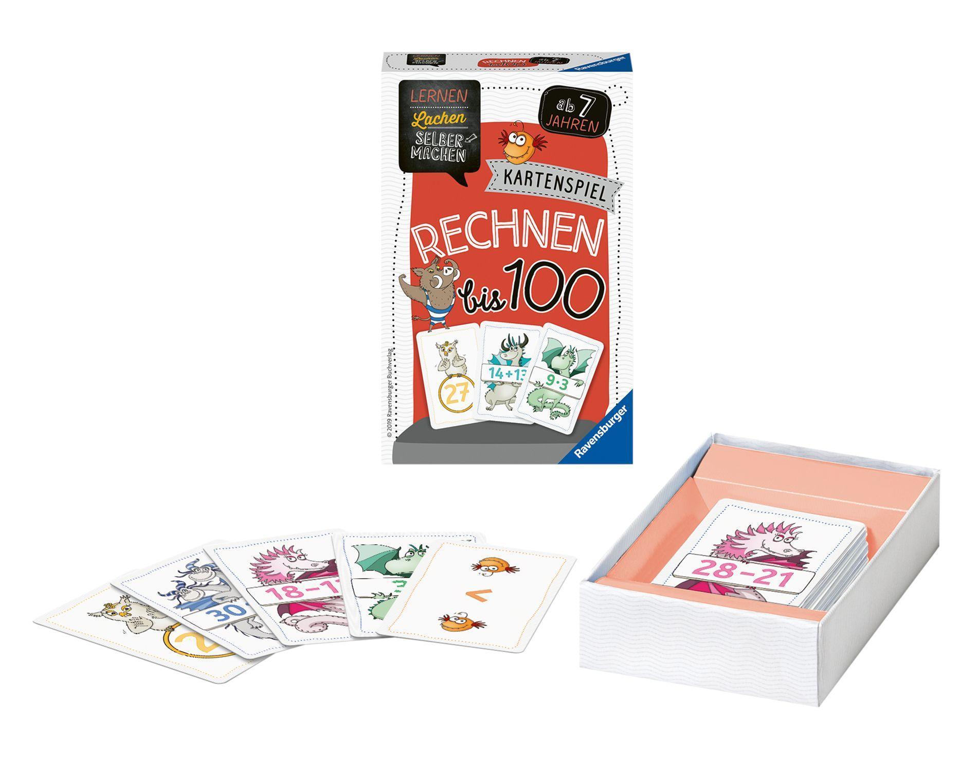 Ravensburger 80660 - Lernen Lachen Selbermachen: Rechnen bis 100, Kinderspiele L