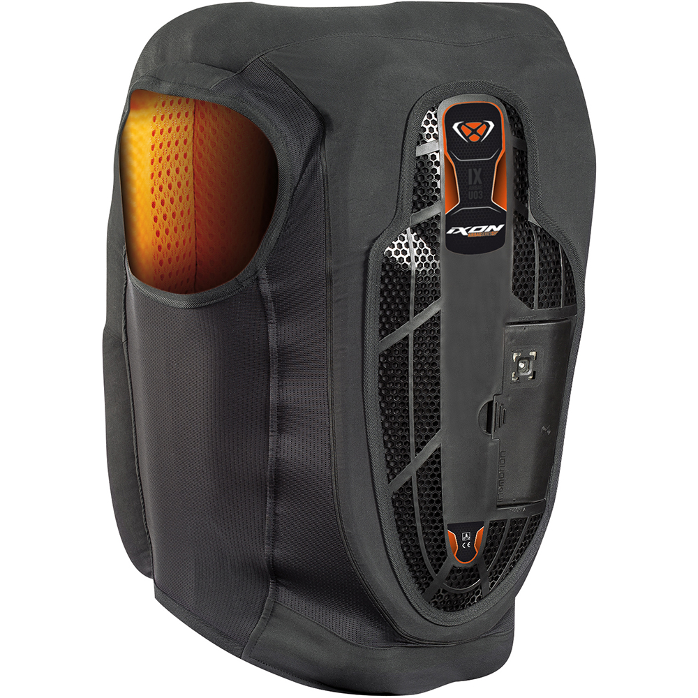 Ixon - Gilet Airbag IX-Airbag U03 Noir / Orange