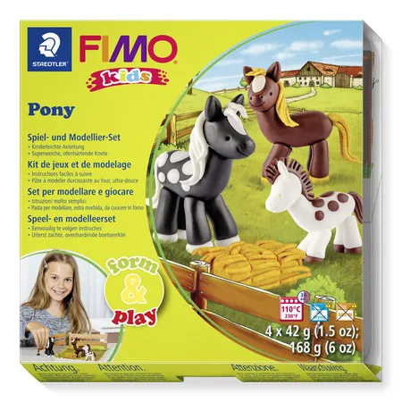 STAEDTLER® FIMO® kids Modelliermasse form&play Pony