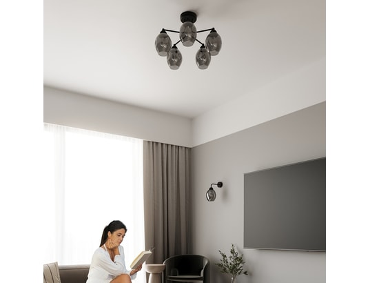 SOLLUX LIGHTING - Applique fillan 1 noir