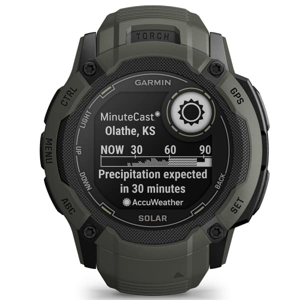 SFS195_Cardio et GPS GARMIN INSTINCT 2X SOLAR SOLAR MOSS