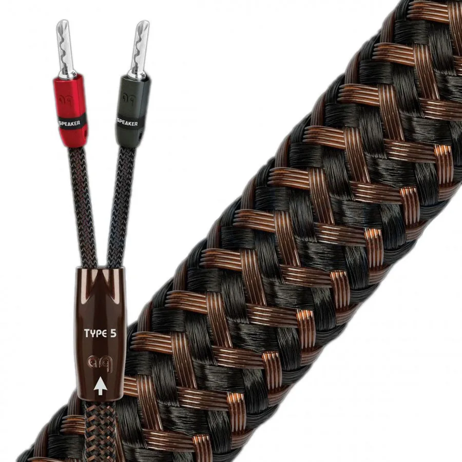 Audioquest StarQuad Type 5 Bananes (2 x 2,5 m) Câbles d'enceintes prémontés