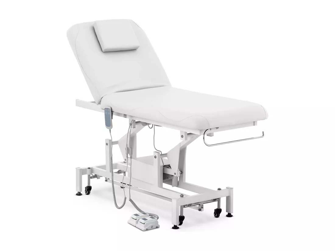 Table de massage professionnelle blanche 186 x 71.5 x 145 cm 14_0007750