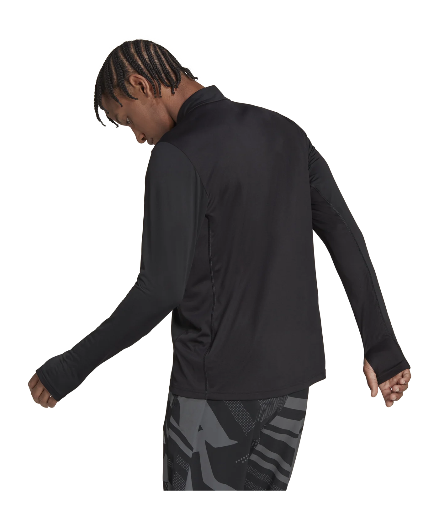 adidas Halfzip Sweatshirt Schwarz