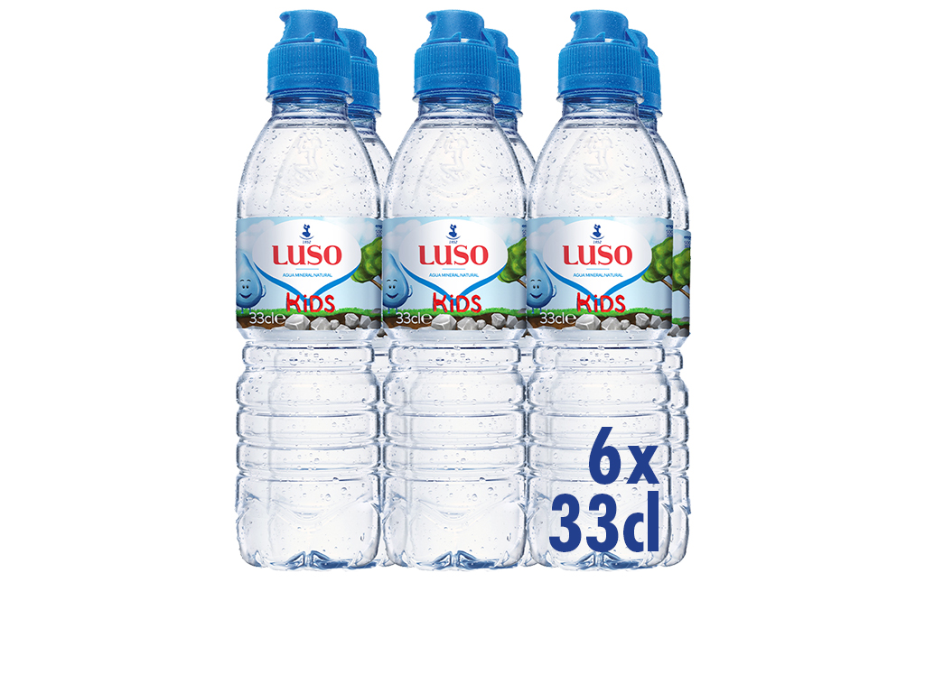 ÁGUA MINERAL LUSO JÚNIOR 6X0.33L