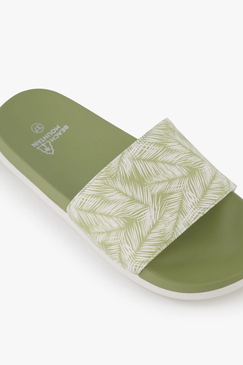 BEACH MOUNTAIN Soft Leaves Damen Slipper