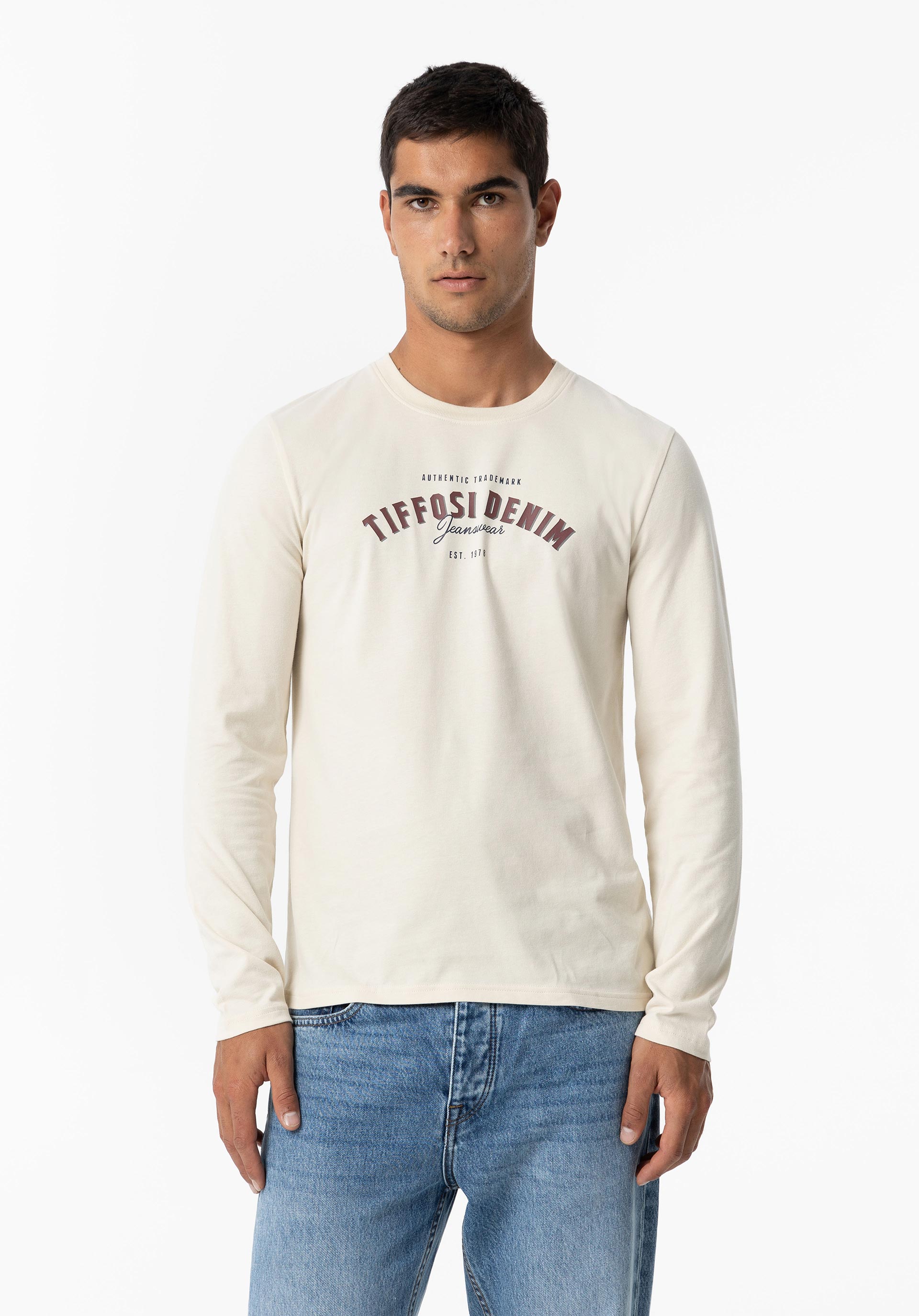 T-shirt com Estampado Frontal