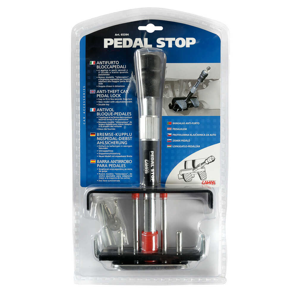 Lampa antidiefstal pedaal slot