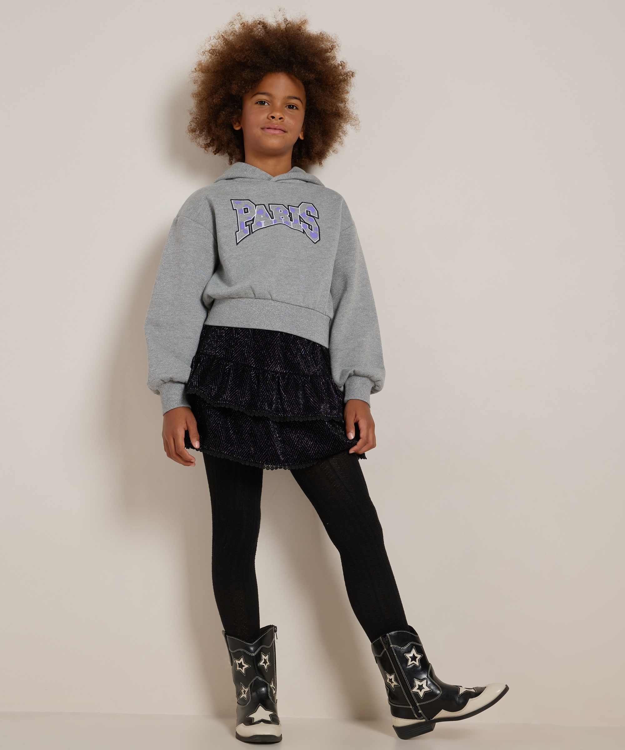 jacquard rok met glitters