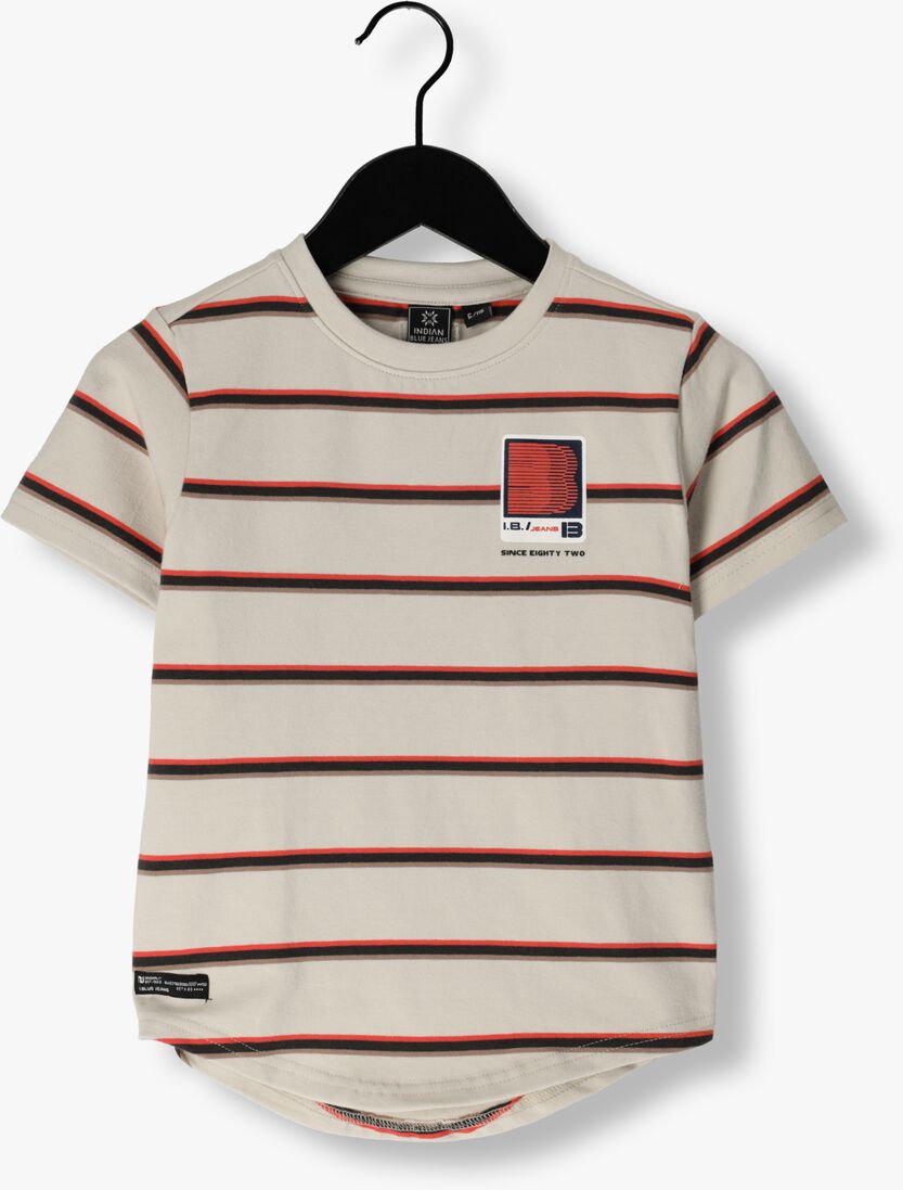 INDIAN BLUE JEANS zand indian blue jeans t-shirt t-shirt stripe indian college