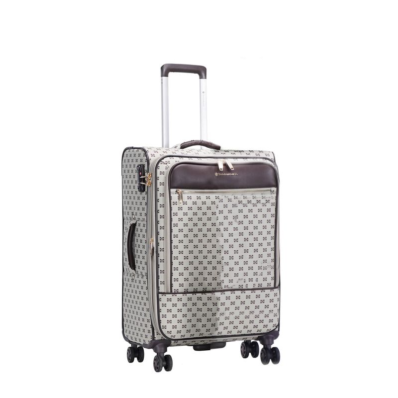 Valise souple 39204 Extensible 68 cm Beige