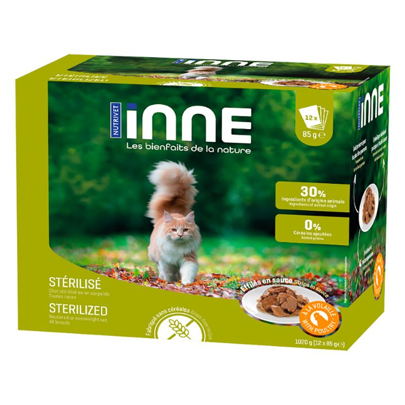 Nutrivet Inne Stérilisé volaille pour chat