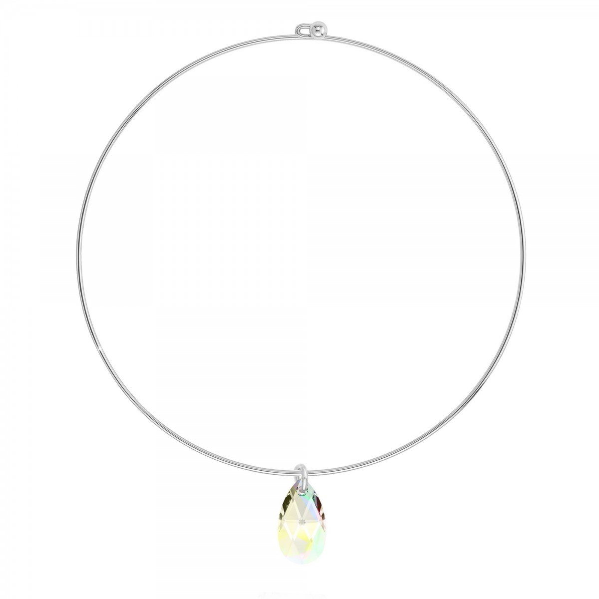 Collier ras de cou orné de Cristaux scintillants
