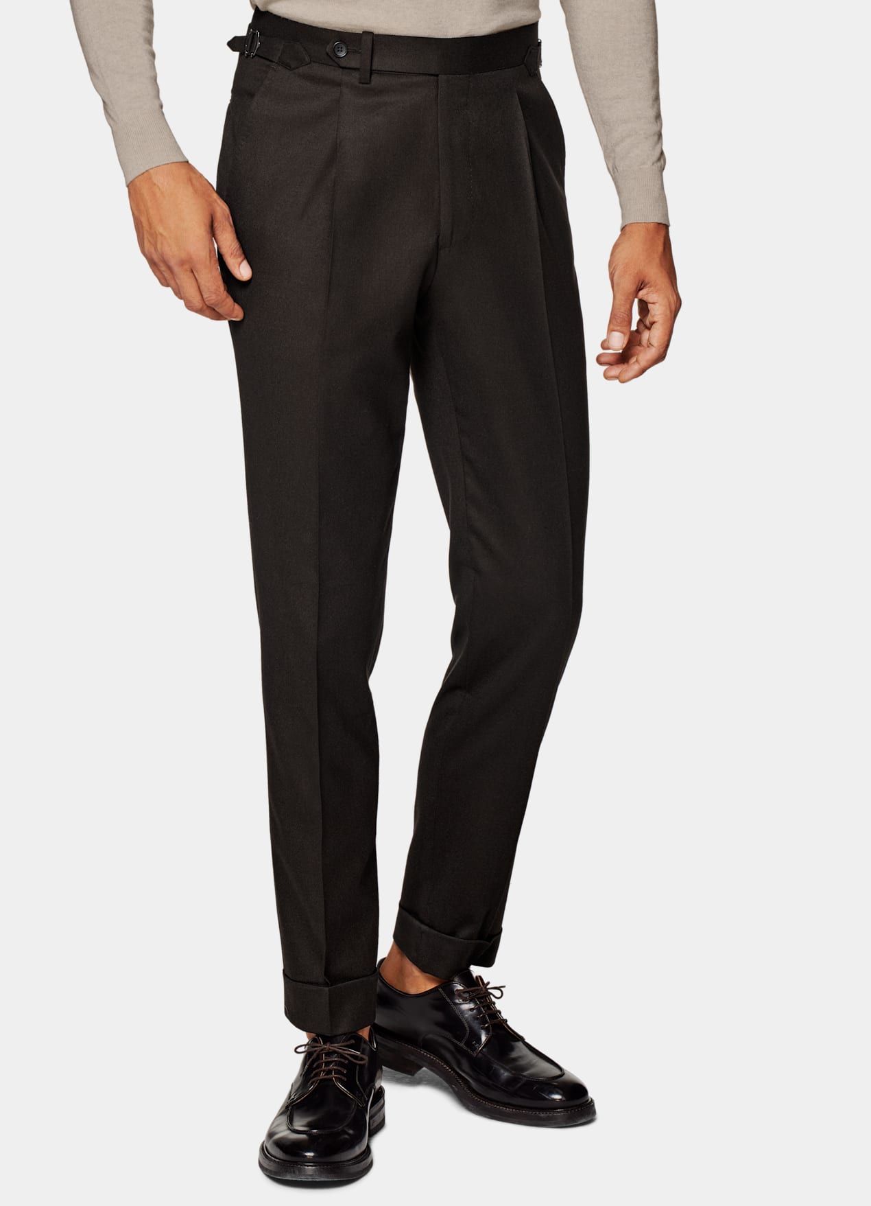 Costume Havana coupe Tailored marron foncé