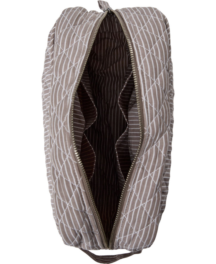 Magasin du Nord Collection Moira 2 toilettaske Fossil Stripe Large