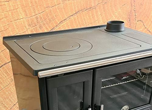 EEK A+ Küchenofen Holzherd Plamen 850 schwarz, rechte Version - 8 kW Dauerbrandherd
