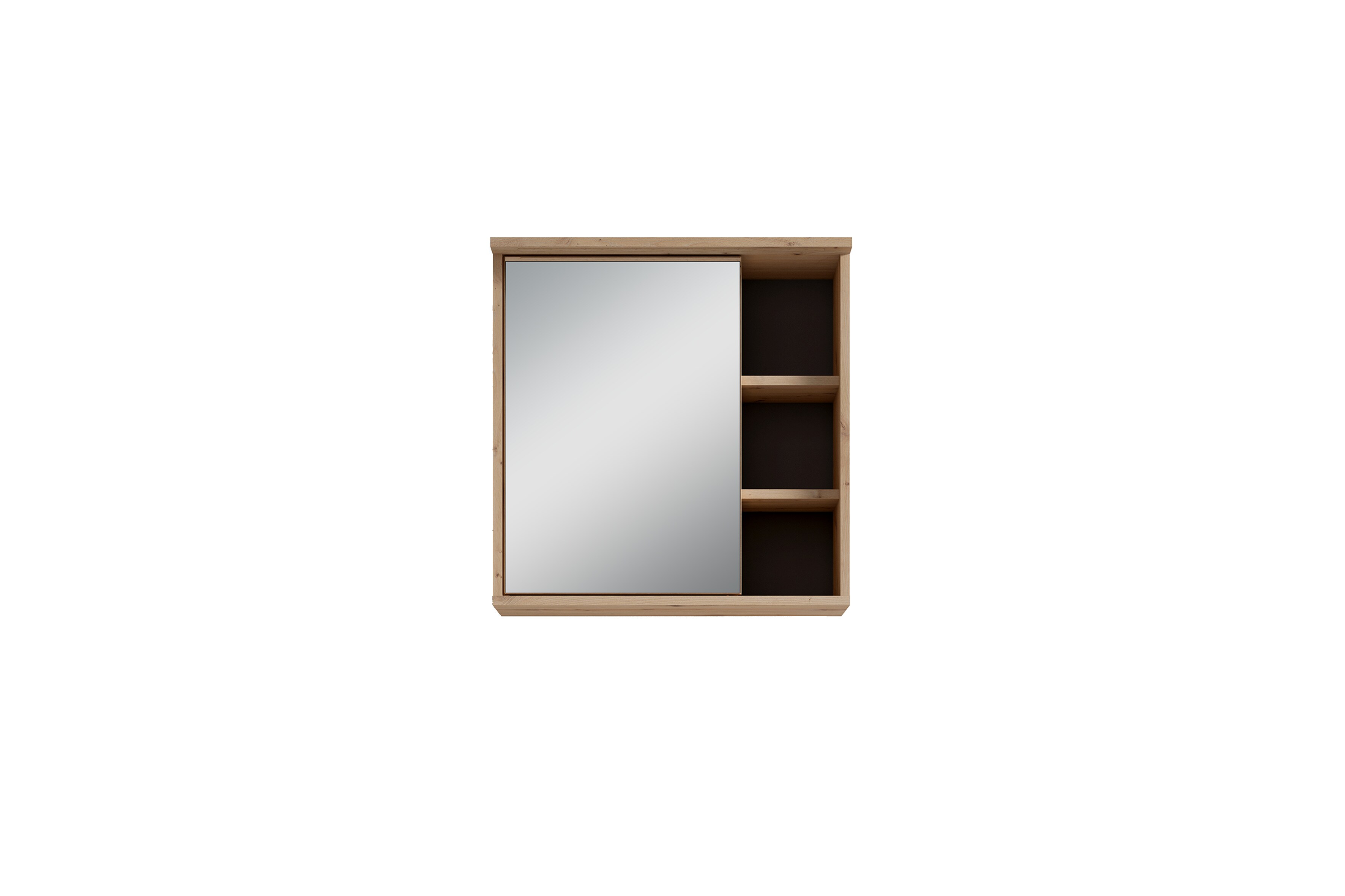 byLIVING Spiegelschrank WELLNESS, Breite 60 cm, Artisan Eiche (Eiche-Optik)