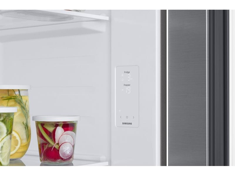 Samsung Foodcenter RS57DG400EM9 Silber Side by Side Kühl- und Gefrierteil