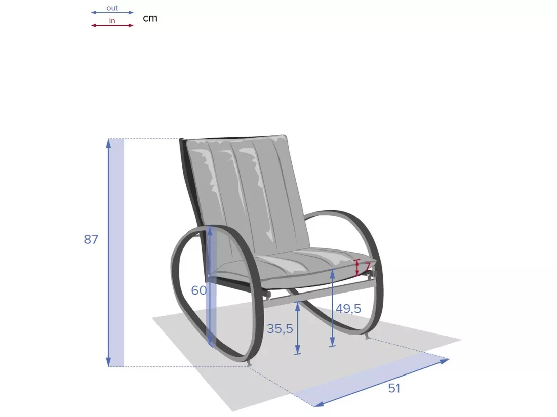 Chaise berçante, chaise berçante