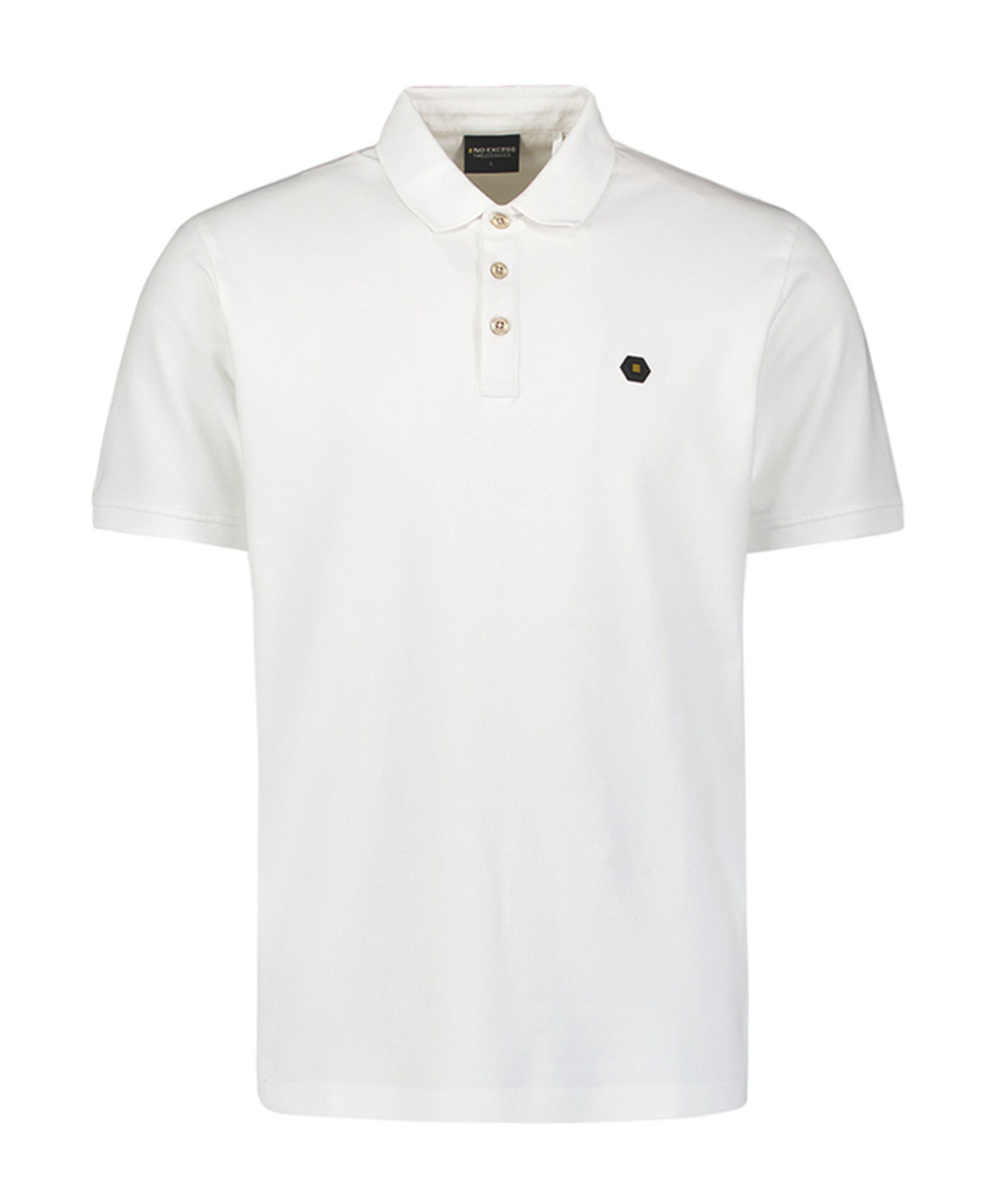 No Excess Heren polo wit