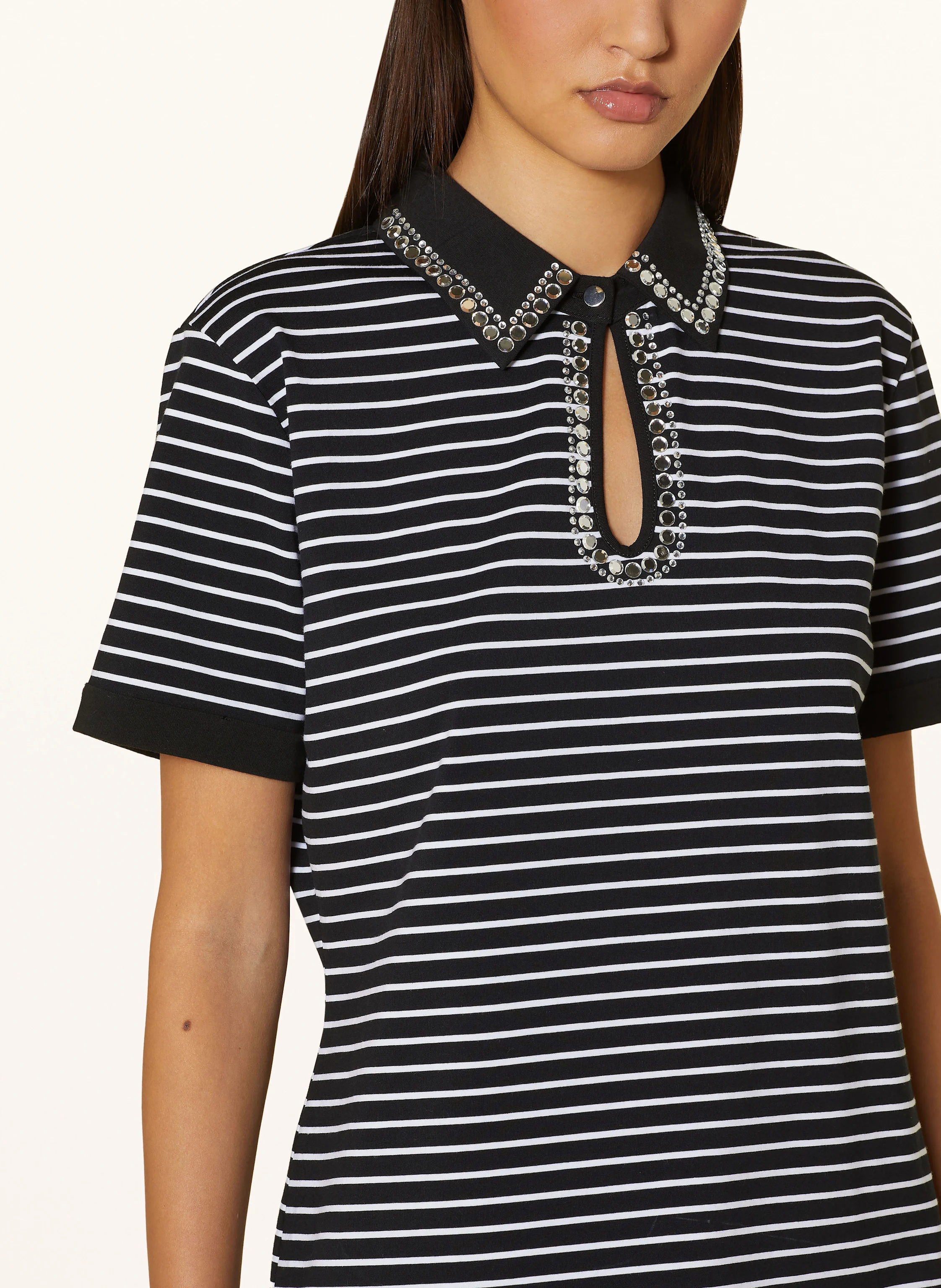 LIU JO T-Shirt mit Schmucksteinen
