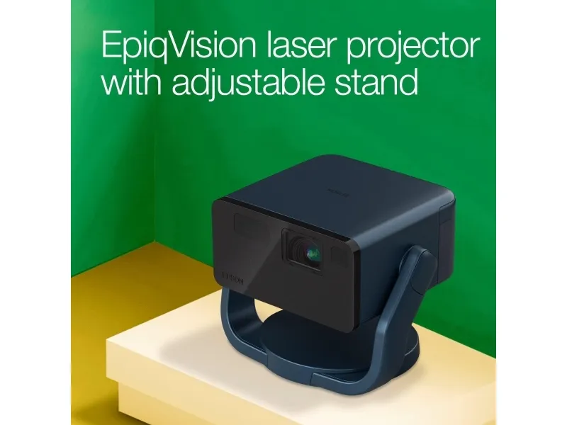 Epson EF-22N - 3LCD-projektor - bærbar - 1000 lumen (hvid) - 1000 lumen (farve) - Full HD (1920 x 1080) - 16:9 - 1080p - metalblå