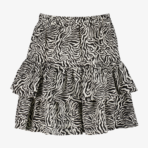 TwoDay dames rok zwart met print