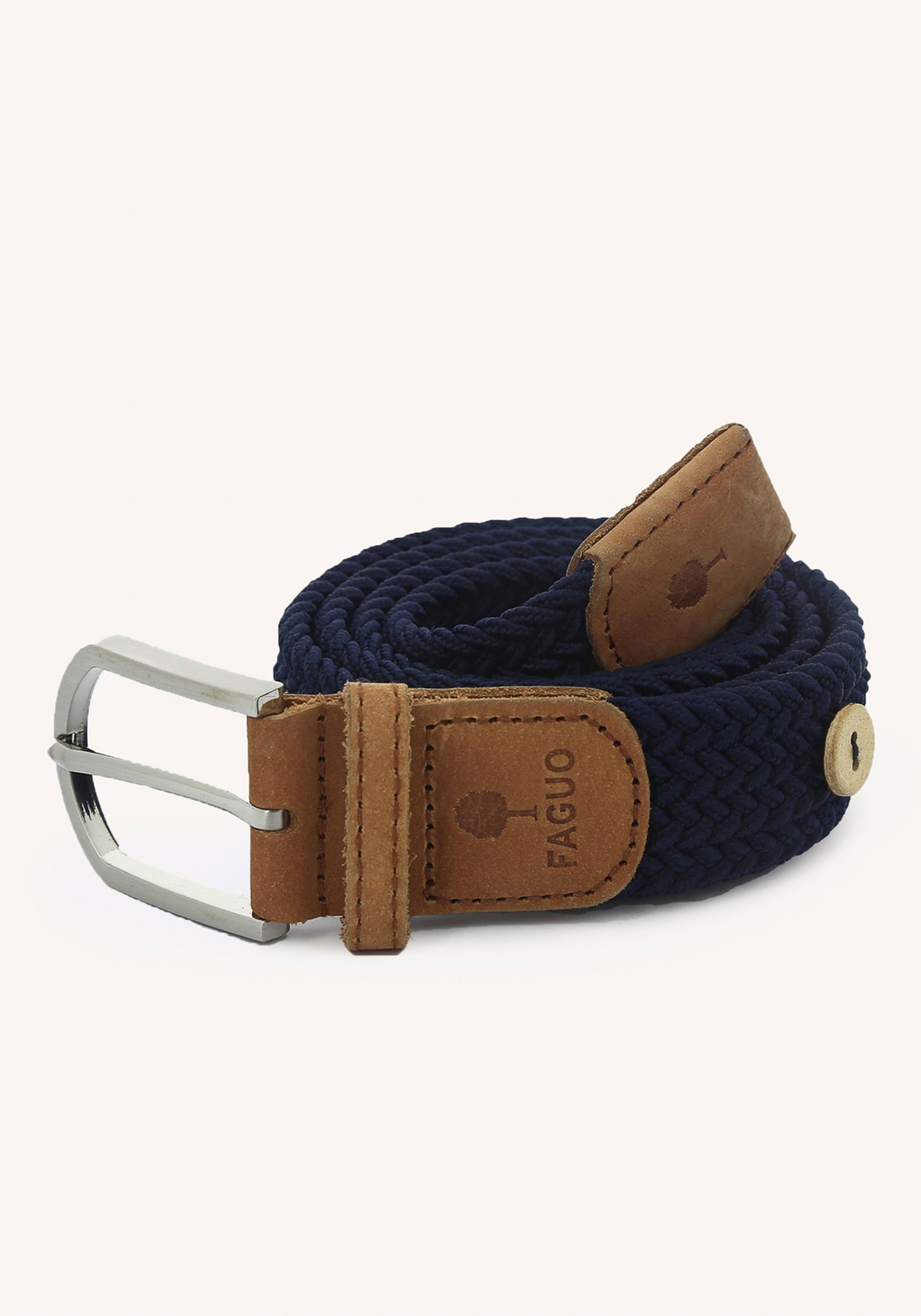 Faguo Gürtel Belt Woven Navy