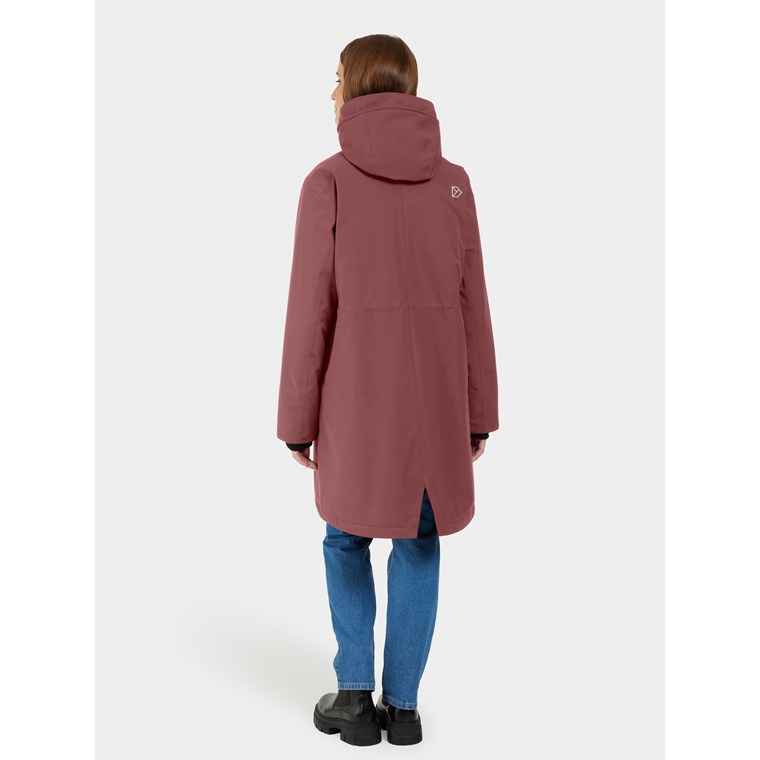 Didriksons Fia Wns Parka Old Rust