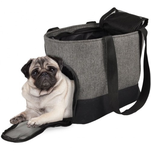 Bolsa de transporte para animais de estimação Cilou 4, cinza