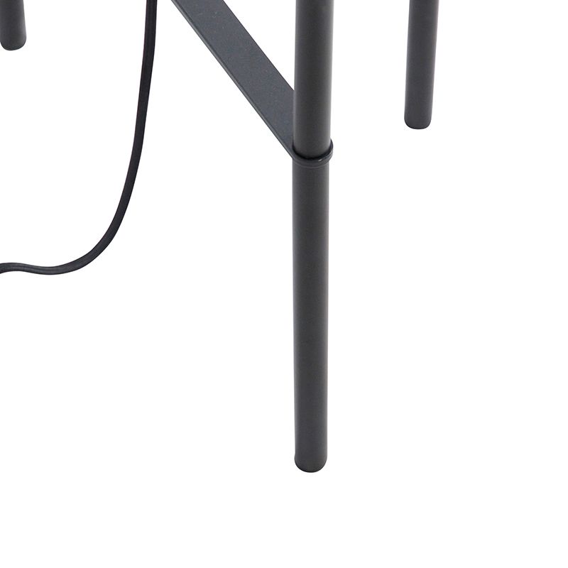 Industriële vloerlamp zwart - Bliss Vefa